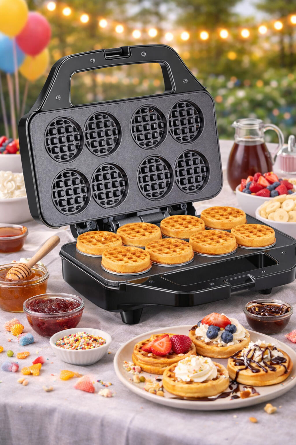 Waffeleisen mieten in Nürnberg – Mini-Waffeln